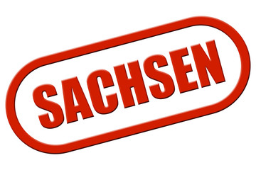 Stempel rot rel SACHSEN