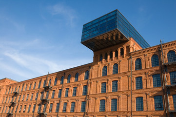 Fototapeta premium Restored historic factory building