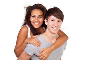 glückliche teenager