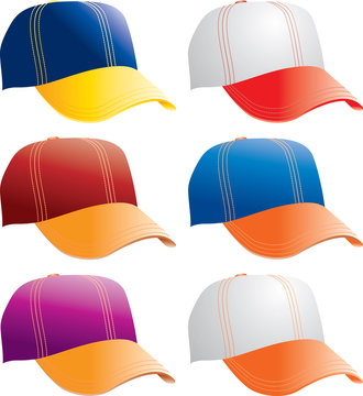 Hats in various colors