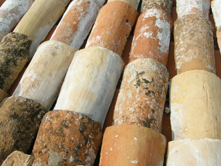 Italienische Dachpfannen