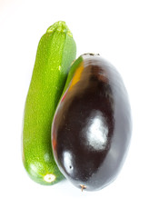 Zuccini and eggplant