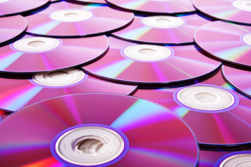 schimmernde CDs