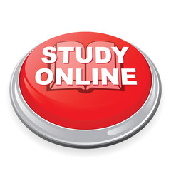 Obraz premium STUDY ONLINE ICON