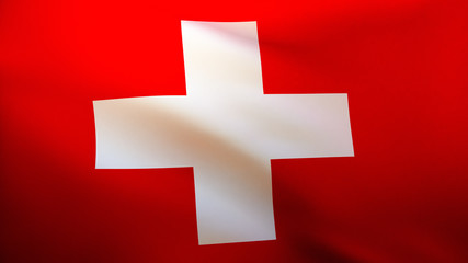 Fototapeta premium Schweiz Flagge