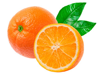 orange isolated on white background