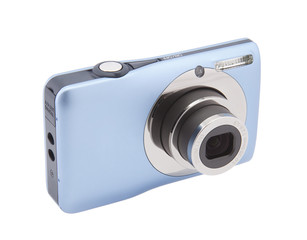 Compact digital photo camera with clipping path