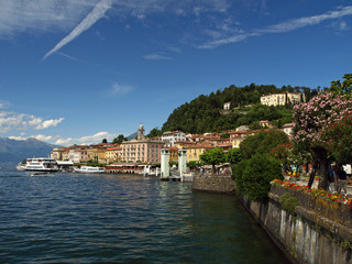 Fototapeta na wymiar Belaggio, Jezioro Como Włochy
