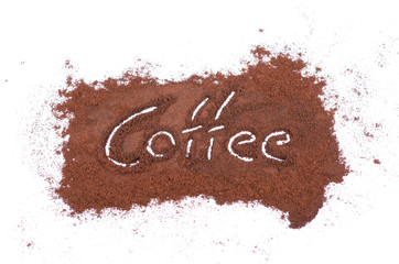 milled coffee sign
