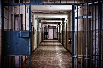 Foto op Aluminium Centraal Europa Stasi-gevangenis Hohenschoenhausen