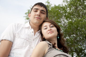 Fototapeta premium couple stay together