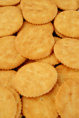 Fototapeta na wymiar circle crackers