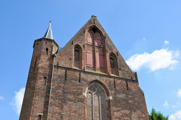 Fototapeta premium Detailed view of an old small church building