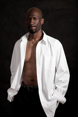 Obraz premium Handsome forties black man