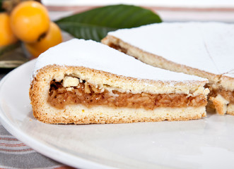 Freshly baked apple pie