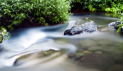 Cours d'eau rafraîchissant