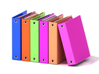 3d illustration of documents