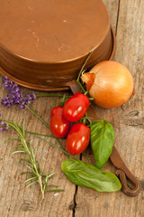 Kräuter und Gemüse