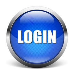 blue LOGIN icon