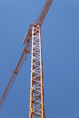 Naklejka premium Grue d'un chantier de construction