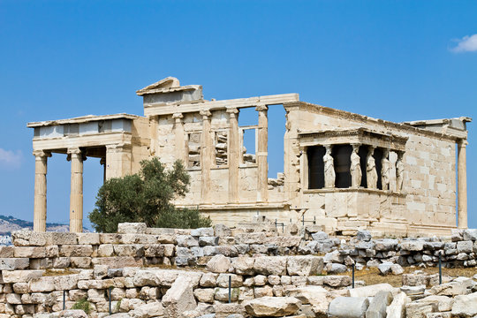 Temple of Erechtheum, Acropolis, Athens, Greece