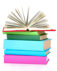 Books isolated on white