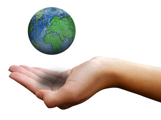 Whole world in hers hands