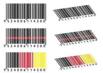 Verschiedene Barcodes