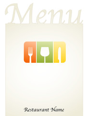 Naklejka premium menu 3