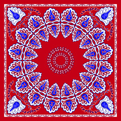 Classic bandana head scarf design