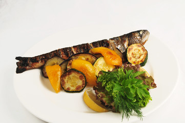 The fried fish