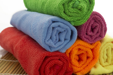 Lot de serviettes de couleur