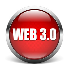 red WEB 3.0 icon