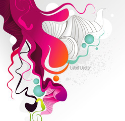 splash de tinta en vector