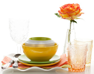 Bowls,glasses and plates