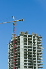 Skyscraper in construction