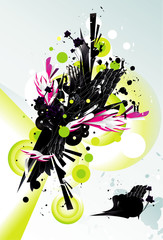 splash color vector illustration
