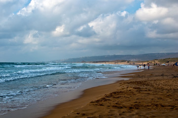 Beach.