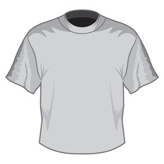 Naklejka premium blank grey t-shirt