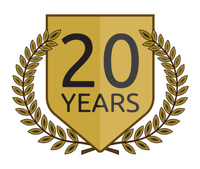 laurel wreath 20 years