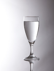A simple fresh glass of water