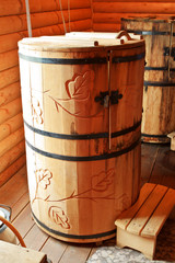 Hot butt in sauna