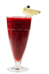 currant cocktail  closeup