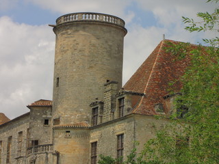 Obraz premium Château de Duras ; Vallées du Lot et Garonne