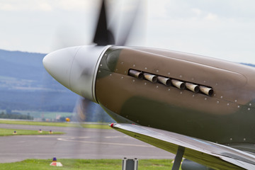 Nase einer Spitfire