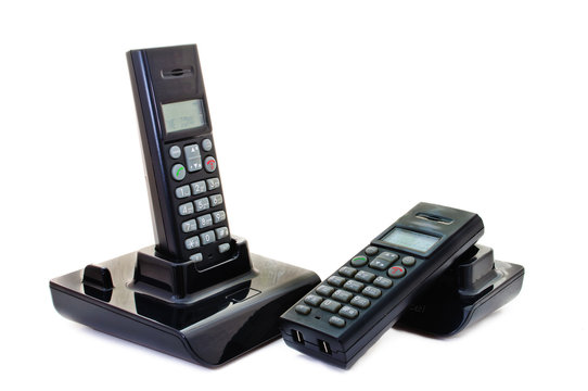 Black wireless phones
