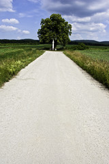 Güterweg zu einem Marterl