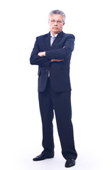 businessman. Isolated over white background