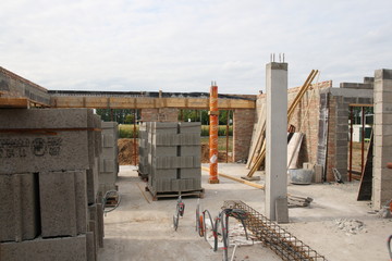 ma&ccedil;onnerie en brique maison individuelle