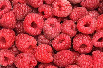 A raspberry background